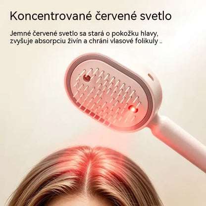 Elektromos permetező párnás masszázsfésűvel