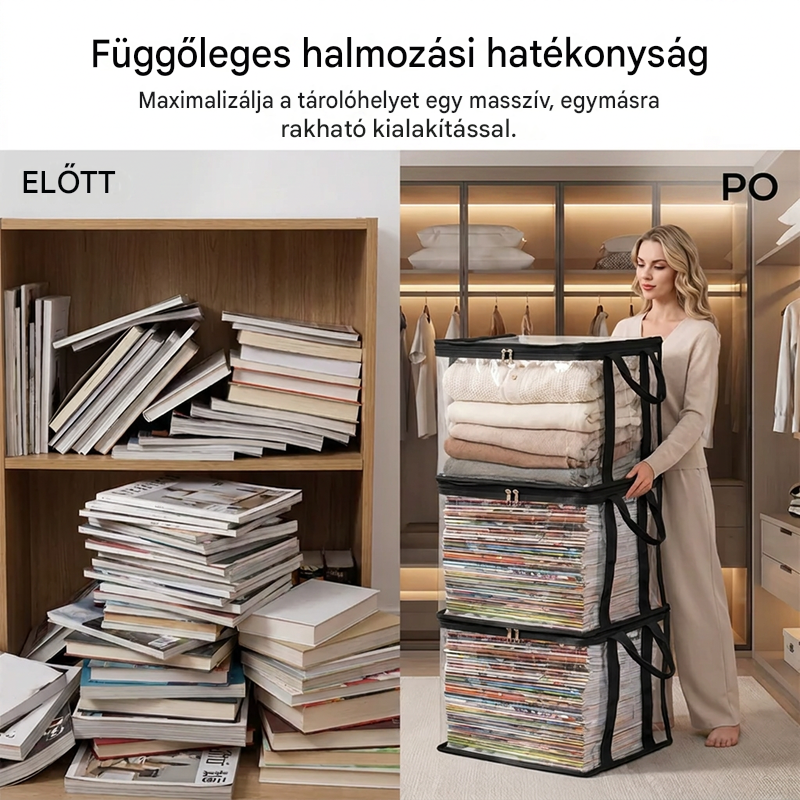 ✨Tökéletes tárolóhely! Tökéletes ruháknak, játékoknak, könyveknek, plüssállatoknak és szinte bármi másnak! 🧸📚👕🧦