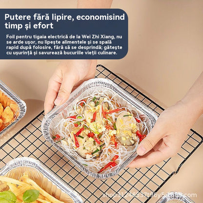 Pekáč na fritézu, panvica z hliníkovej fólie