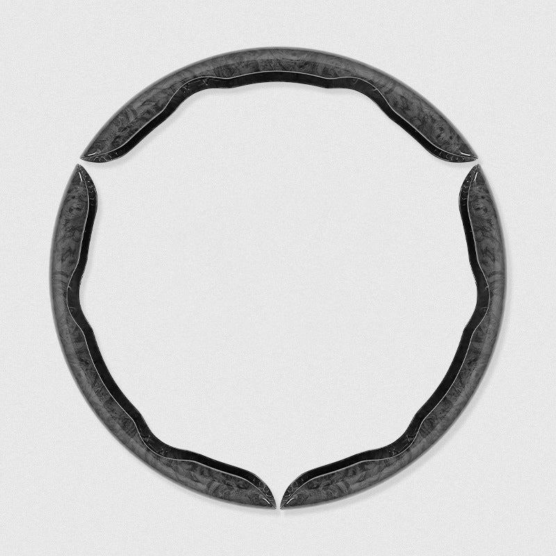 🚗 [Kupte jedno, dostanete dvě zdarma] Protiskluzový dřevěný kryt volantu auta