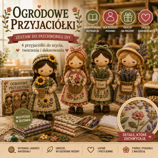 Ostatni dzień: Skorzystaj z 49% zniżki! 🧵 Miniaturowy zestaw patchworkowy z serii Miniature World.