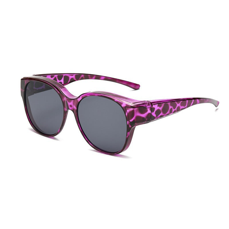 [Compra uno y llévate otro gratis]Nuevas gafas de sol con estampado de carey; gafas de sol polarizadas con protección UV.