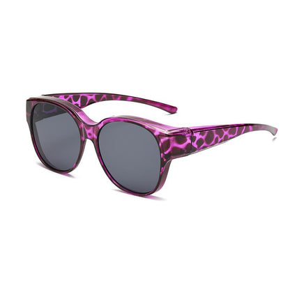 [Compra uno y llévate otro gratis]Nuevas gafas de sol con estampado de carey; gafas de sol polarizadas con protección UV.
