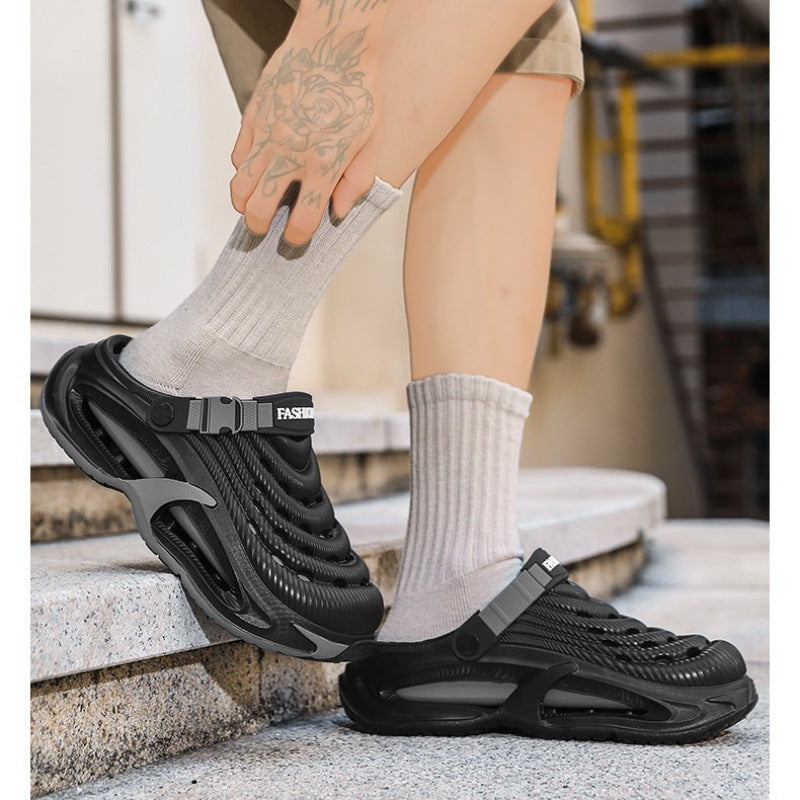 👟50% POPUST🌬️Moški sandali 2 v 1 za univerzalno uporabo - debel podplat iz EVA, nedrseči in izjemno lahki, zračni🏃‍♂️