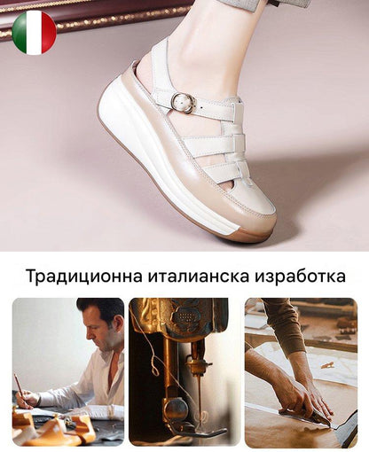 【35-40】2026 нови обувки на платформа, меки неплъзгащи се подметки, дизайн с кръгли пръсти не притиска краката и няма да сте уморени след ходене през целия ден!