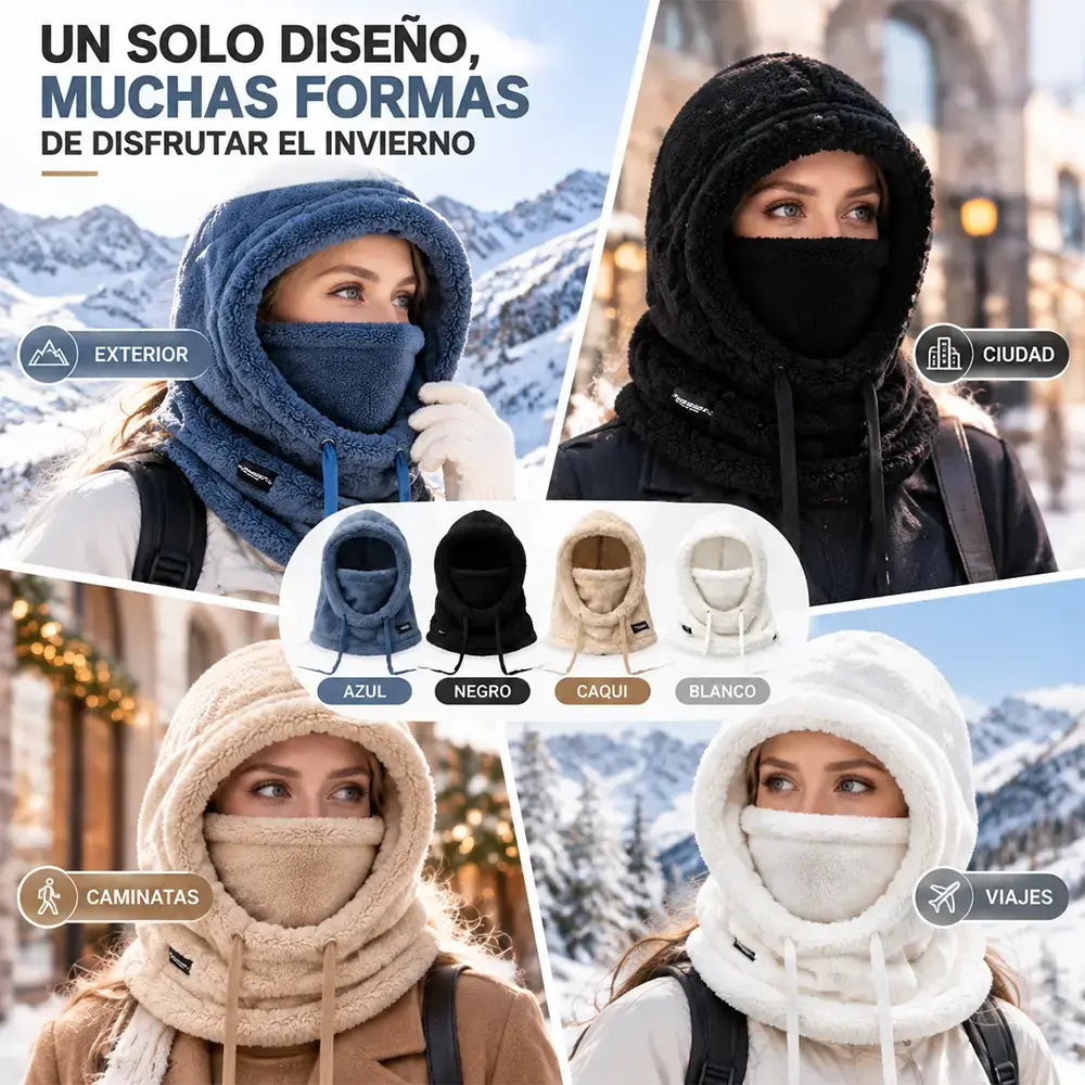 ❄️ Női, polár bélésű, meleg kapucni – téli védelem és melegség!