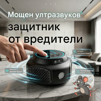 🐭 Високоефективен ултразвуков репелент против насекоми