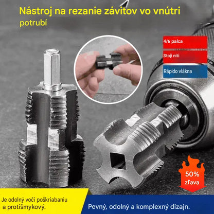 🛠️【Vnútorný závitník na rúry + vonkajší závitník】⚙️🔩 Príslušenstvo na rezanie závitov