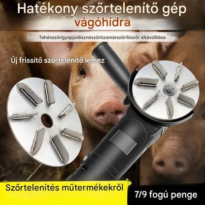 🐖🐂🐏Rozsdamentes acél szőrtelenítő késtárcsa sertésekhez, szarvasmarhákhoz és juhokhoz