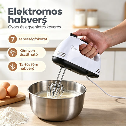🍰Egy szett 8800 Ft 🔥✅ Otthoni sütéshez való professzionális tojáshabverő 🎂