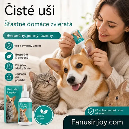 【1-et vesz, 1-et kap】 🐱🐶 Kíméletes fültisztító csepp háziállatoknak – Mondjon búcsút a külső hallójárat-fertőzéseknek