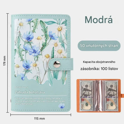 ✨📓🔄Vodotesné vrecko na hotovosť 😍 Praktická a prenosná veľkosť 👍 Nevyhnutné na správu rodinných financií