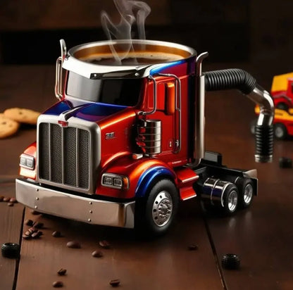 🚛Căni de cafea lucrate manual pentru semi-camioane