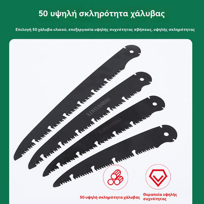 🔥😍【Αγοράστε 1 Πάρτε 1 Δωρεάν】🔪🔪Πτυσσόμενο πριόνι, οικιακό πριόνι χειρός πολλαπλών μεγεθών, φορητό πριόνι υλοτομίας εξωτερικού χώρου και πριόνι κήπου