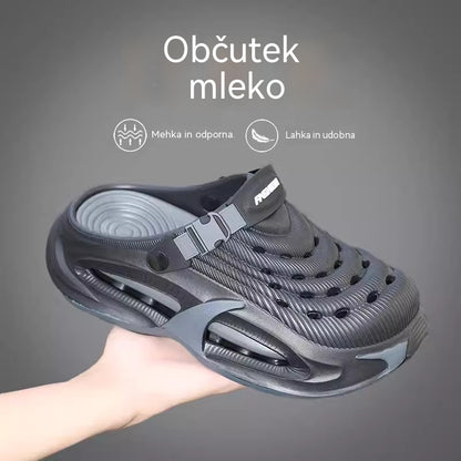 👟50% POPUST🌬️Moški sandali 2 v 1 za univerzalno uporabo - debel podplat iz EVA, nedrseči in izjemno lahki, zračni🏃‍♂️
