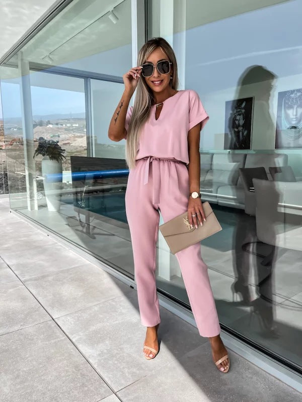 🌼🥰【S-5XL】2026 Modny elastyczny kombinezon w komplecie