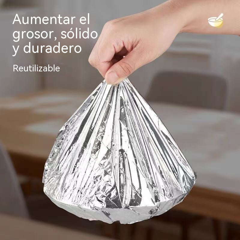 [20 artículos] Cubierta térmica desechable de papel de aluminio de grado alimentario