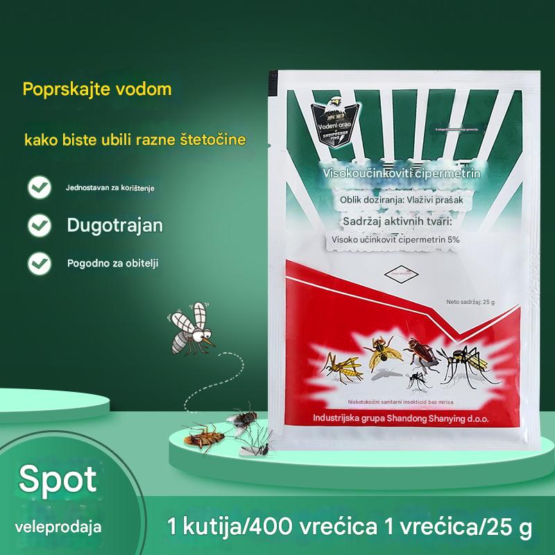 【10 vrećica】 🦟Posebno dizajnirano za ubijanje komaraca i muha na farmama, jedno pakiranje ubija buhe/skakavce/žohare/muhe/komarce!