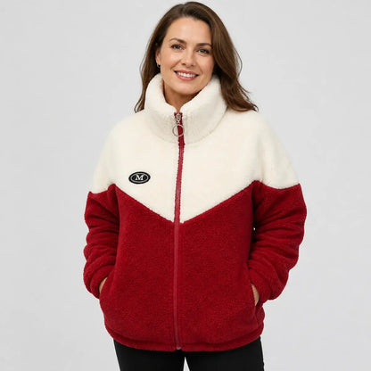 🔥🐏【M-4XL】Bavlněná bunda se zimní podšívkou, silnou podšívkou z umělého beránka a hřejivou úpravou