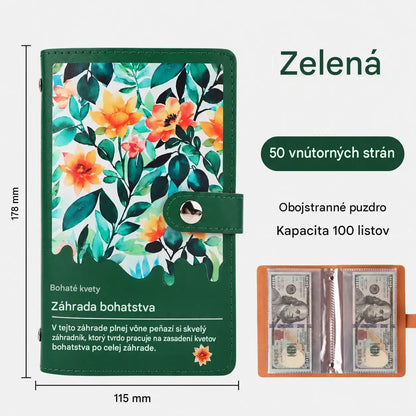 ✨📓🔄Vodotesné vrecko na hotovosť 😍 Praktická a prenosná veľkosť 👍 Nevyhnutné na správu rodinných financií