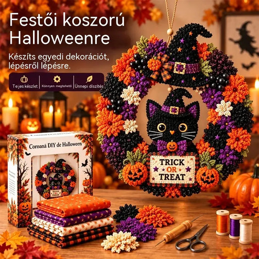 ⏰ UTOLSÓ NAP! 50% KEDVEZMÉNY ✨ Készíts olyan karácsonyi koszorút, amelyet büszkén kiteszel majd 🎄❤️ Kreatív készlet (3D-s textilbetűzéses technika) útmutatóval és leírással.