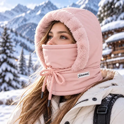 🔥Ciepła czapka outdoorowa z podszewką z polaru – model 3 w 1