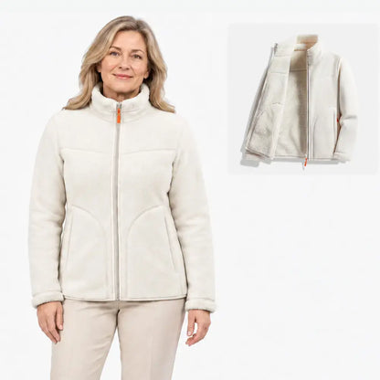 【M-4XL】Kifordítható női polárkabát – két stílus egyben!