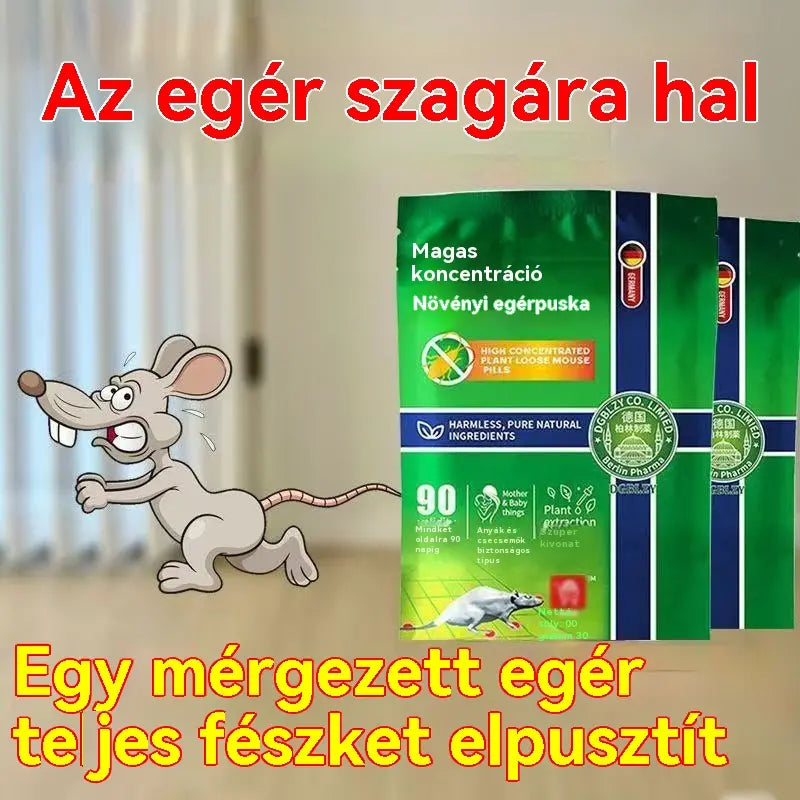 【5 tasak (50 kapszula)】【Szuper alacsony ár - 🔥 Utolsó három nap】 Hatékony patkány- és rovarirtó tabletták jégkristályvirágokkal.
