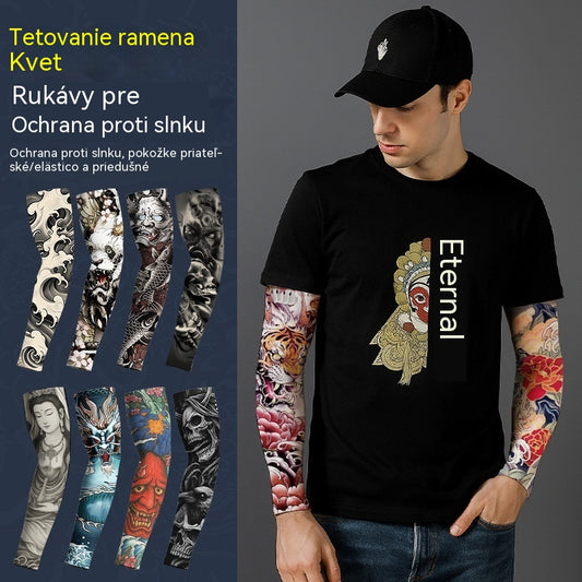 1 sada 10 kusů - Nejprodávanější letní tetovací rukávy. Realistické a bezešvé.