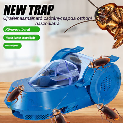 🐜Újrafelhasználható csótánycsapda otthoni használatra, 10 csalétket tartalmaz.
