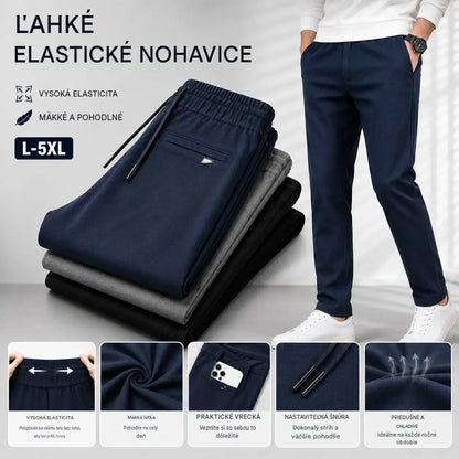 👖【L-5XL】Pánske jesenné/zimné zamatové tepláky, voľné nohavice na voľný čas