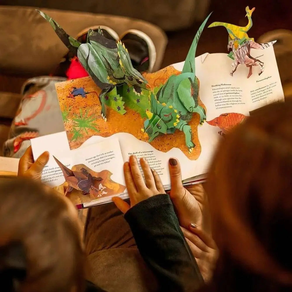 📕🦖🔥3D Őskori Enciklopédia Felugró Dinoszaurusz Könyv Dinoszaurusz Enciklopédia