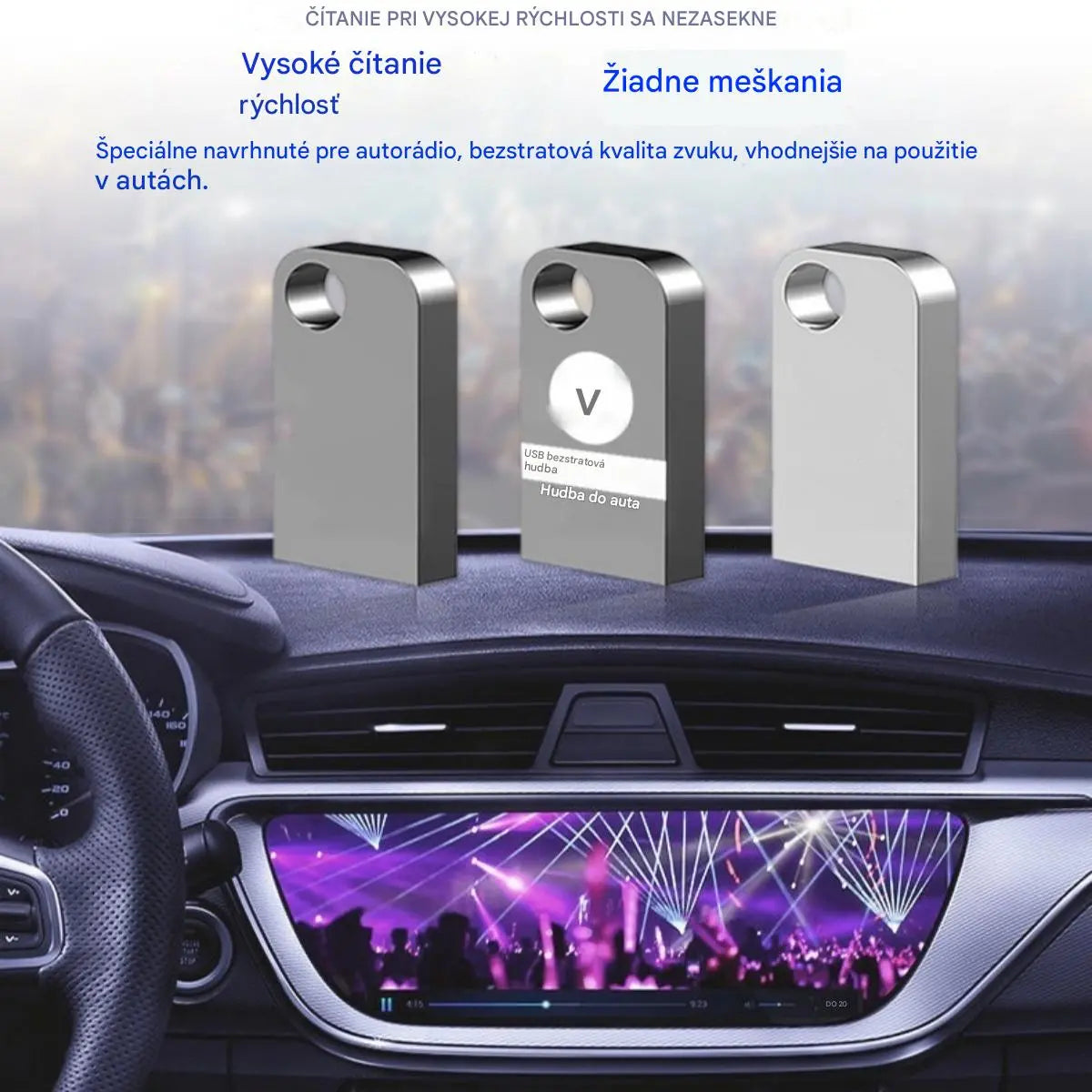🚗🎵🎵【32G】【Zenei USB flash meghajtó】3000 dalt, 200 MV-t és 6D hangeffekteket tartalmaz