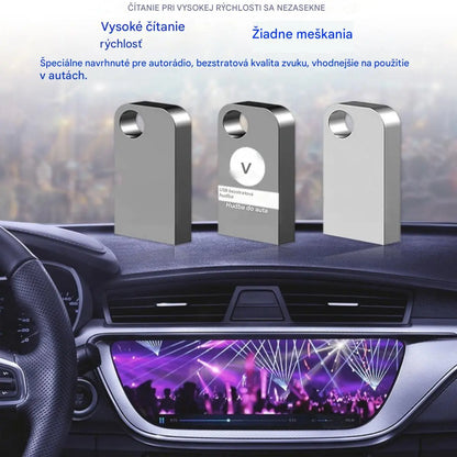 🚗🎵🎵【32G】【Zenei USB flash meghajtó】3000 dalt, 200 MV-t és 6D hangeffekteket tartalmaz