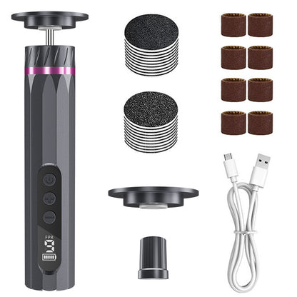 🦶 ČASOVĚ OMEZENÁ AKCE 50% SLEVA! ⚡ Dobíjecí elektrický pilník na nohy – 9 rychlostí, LCD displej, nabíjení přes USB-C ✨