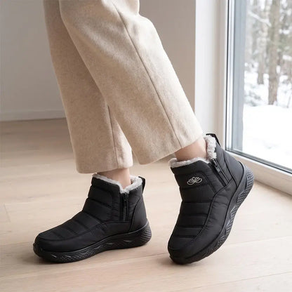 🧡【36-45-ös méretek】6 színű vízálló téli hótaposó vastag polár béléssel 😍
