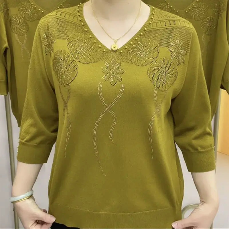【30%OFF】🔥【M-5XL】2026 új téli divatos jégselyem pulóver