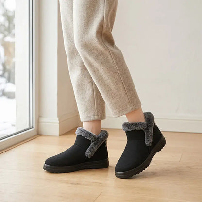 👢【36-43】✨Belebújós szőrme szegélyes női hótaposó😍