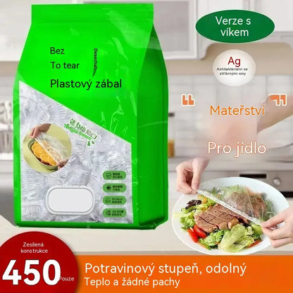 🥗✨ 450 kusů v balení, vydrží jeden rok / 620 Kč, jednorázové obaly na potraviny | Flexibilní obal vhodný na talíře, misky a různé nádoby