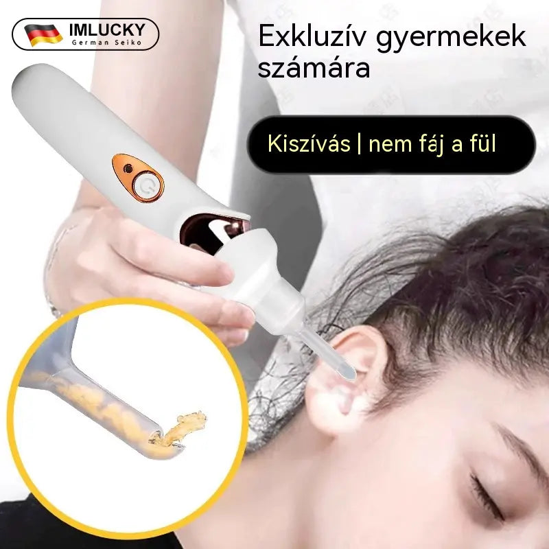 👂💡Elektromos vizuális fültisztító pálcika, egyszerre tisztít és szív, csendes és kényelmes.