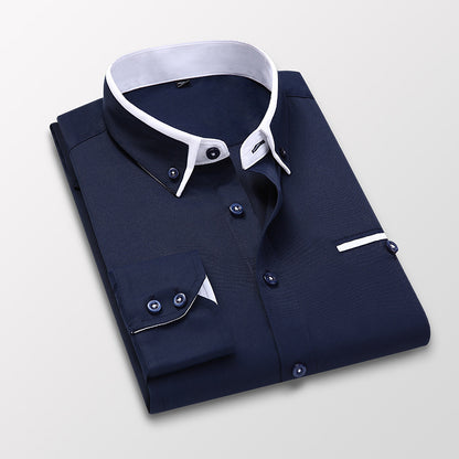 【M-5XL】 Nowa, oddychająca koszula biznesowa męska w stylu casual