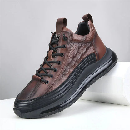 🔥👟【Προσφορά 50% για περιορισμένο χρόνο】Ανδρικά πολυτελή αθλητικά παπούτσια με μοτίβο κροκόδειλου 2025