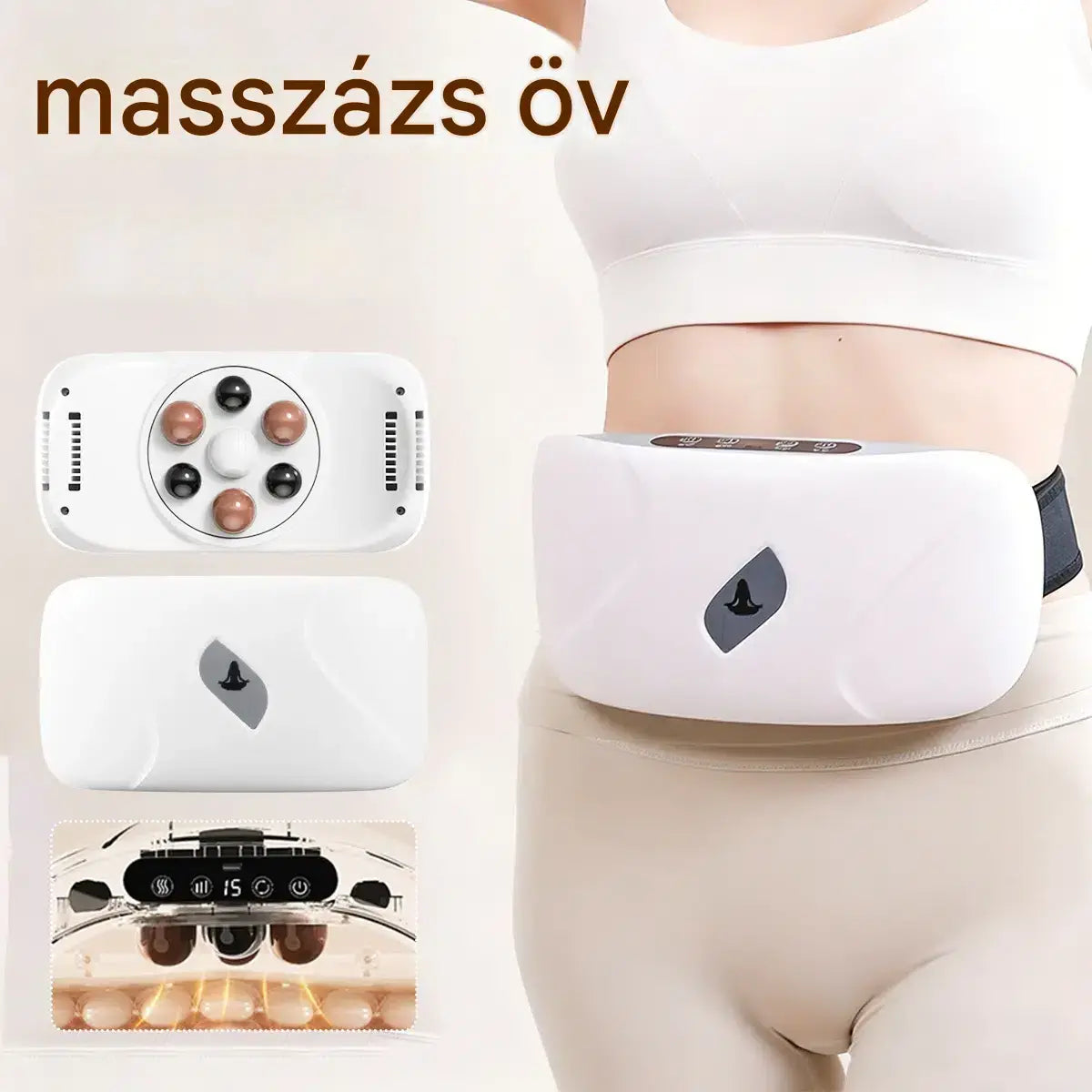 🔥Hasmasszázs és zsírégető gép, egy fitnesz eszköz a hasi zsír csökkentésére és a derék- és hasnyálmirigy zsírégetésének elősegítésére.