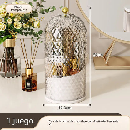 Caja de almacenamiento de cosméticos multifuncional de lujo