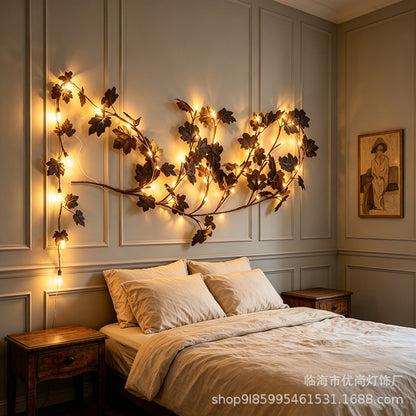 ✨ Luces LED flexibles con forma de rama trepadora y mariposas: crea un ambiente mágico y acogedor en tu hogar 🦋💡