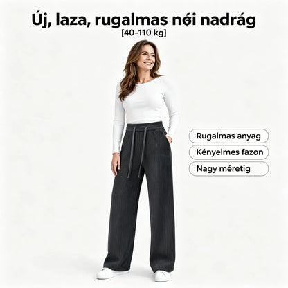 💖Új, laza, rugalmas női nadrág [40-110 kg]