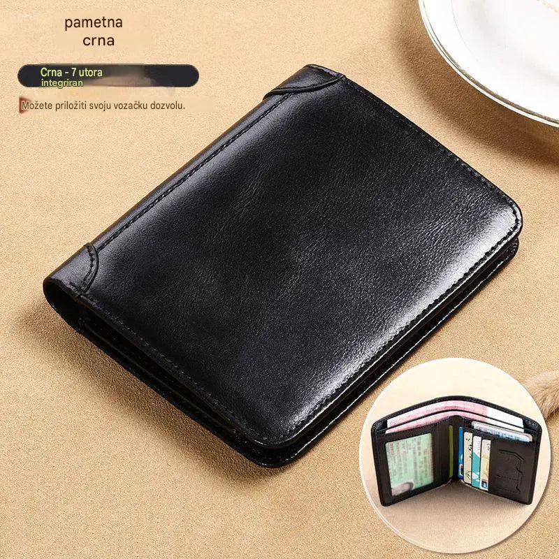 👝✨ Novi muški novčanik od prave kože sa zaštitom od krađe