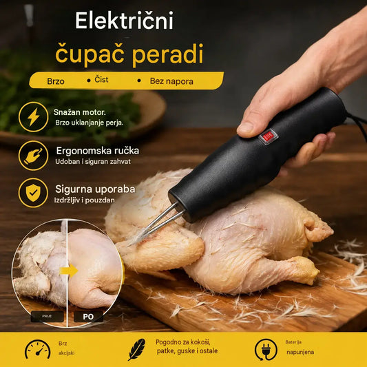 【🔥Výprodej】🐓🦆Elektrický odstraňovač drůbežích chlupů