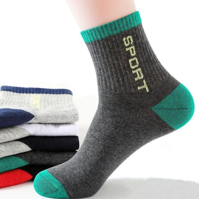 🧦【10 pár】Lélegző, szagálló és izzadságelnyelő sportzokni férfiaknak