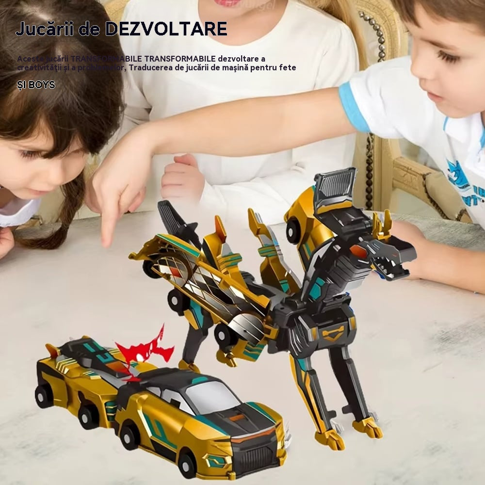 🎁Špeciálna ponuka✨Transformačné auto dinosaura s nárazom